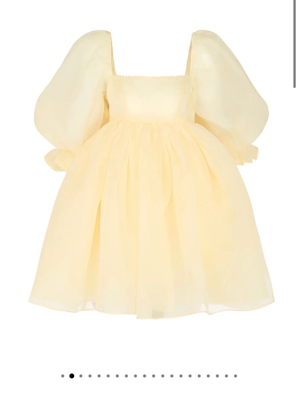 Selkie The Baby Banana Puff Dress